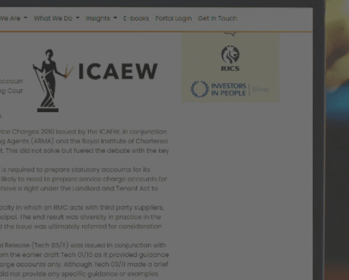 homepage - operational living sector experts - professional services image